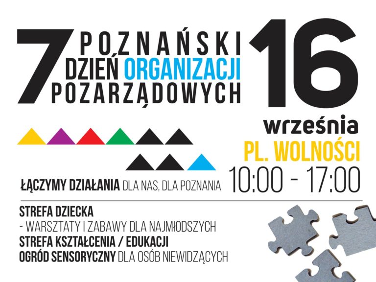 VII Poznański Dzień i Tydzień Organizacji Pozarządowych